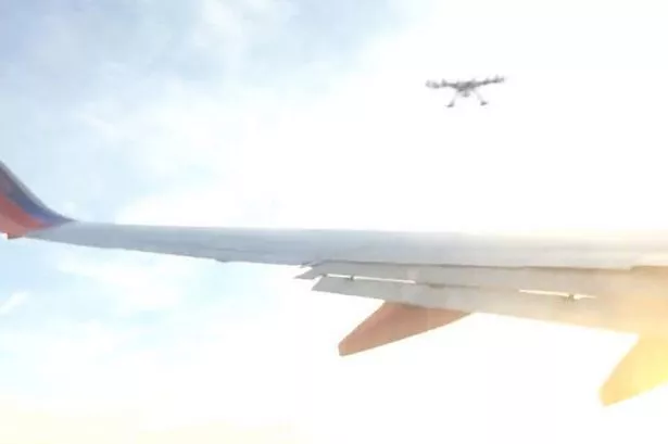 Near miss: There have been a number of cases where aircraft have almost collided with drones